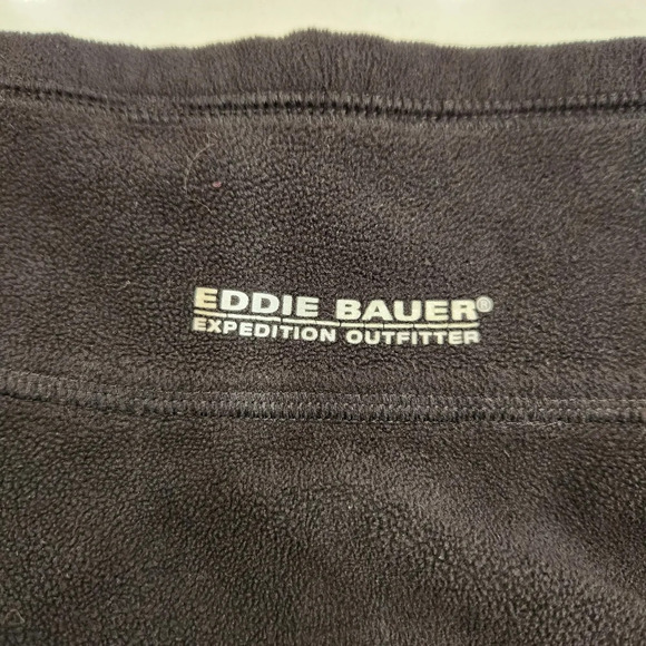 Eddie Bauer Sweater Mens Size XL Black First Ascent 1/4 Zip Fleece Base … - Picture 5 of 13